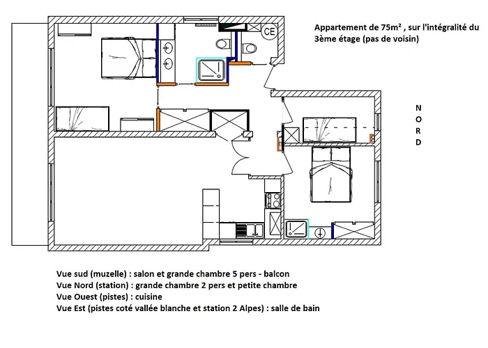 Les Myosotis Bat C 43 Et 44 Apartment Les Deux Alpes